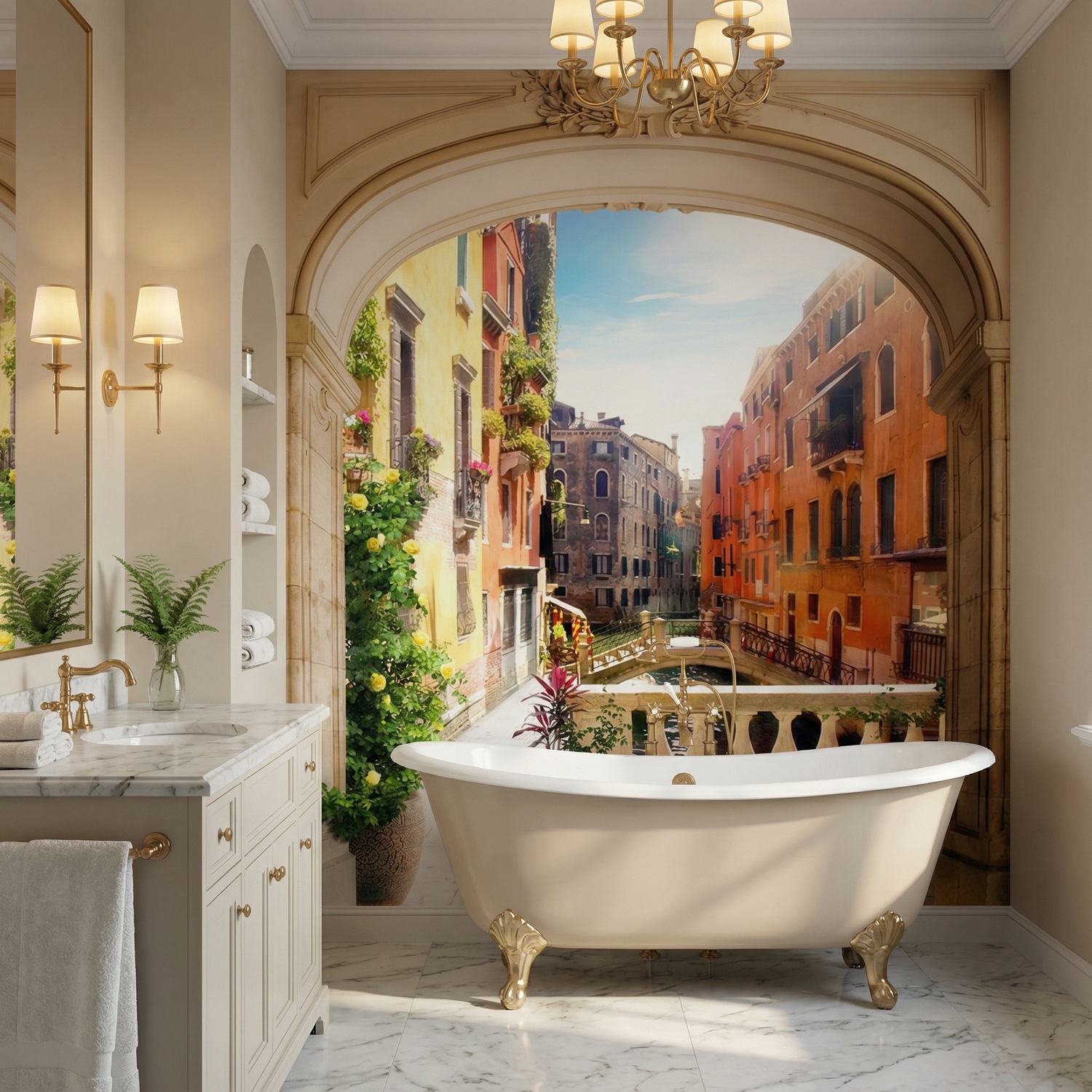 Fotomurali : Portico in Venezia