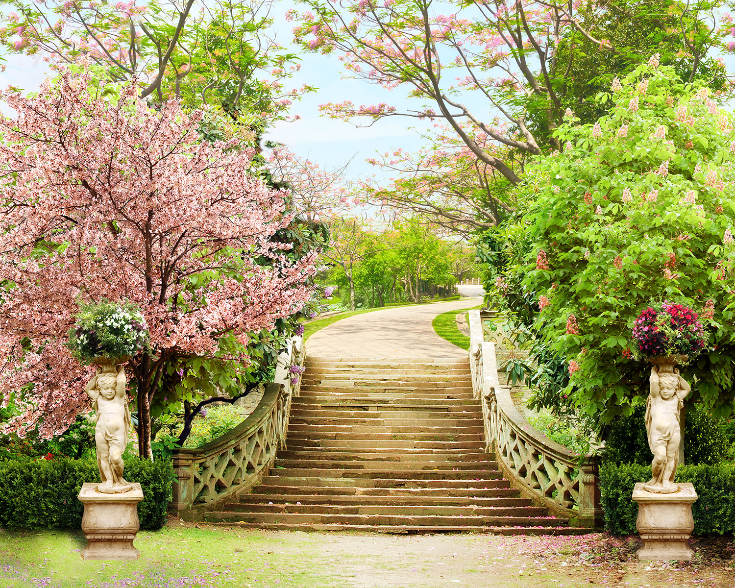 Fotomurali : Scale nel Giardino Grande