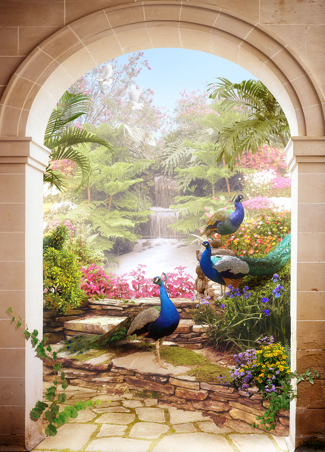 Fotomurali : Giardino tropicale