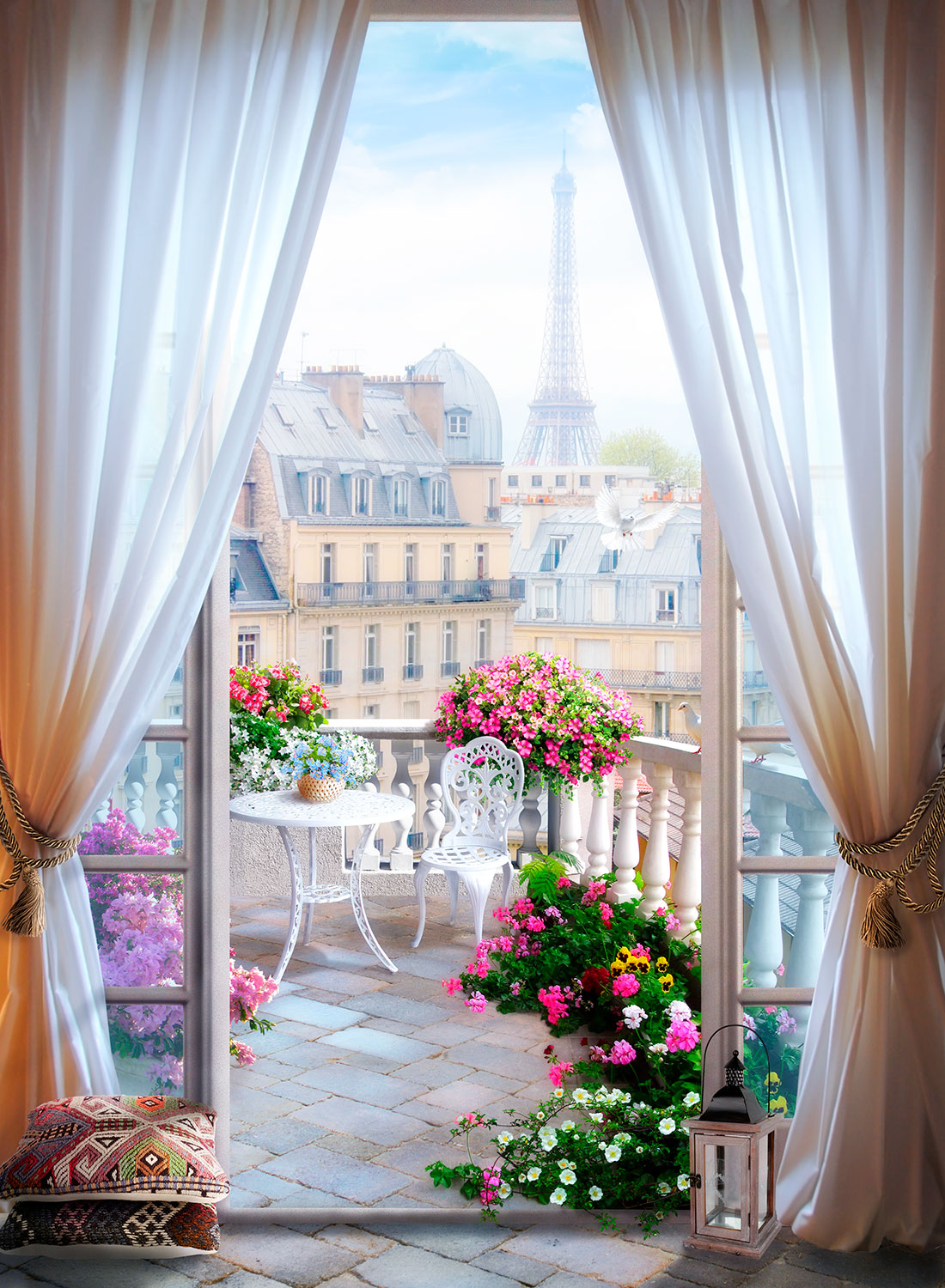 Fotomurali : Terrazza a Parigi