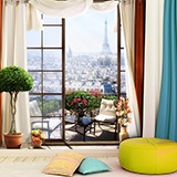 Fotomurali : Terrazza sublime a Parigi 2