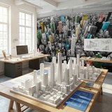 Fotomurali : Grattacieli Colorati New York 11