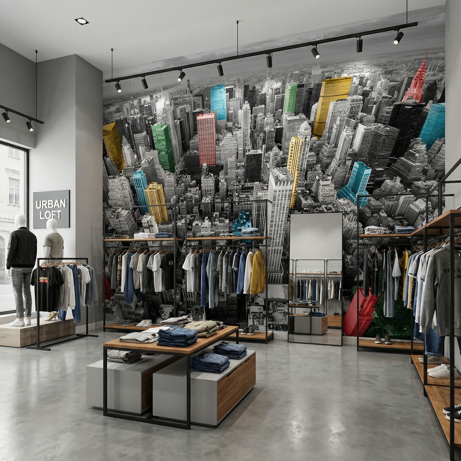 Fotomurali : Grattacieli Colorati New York