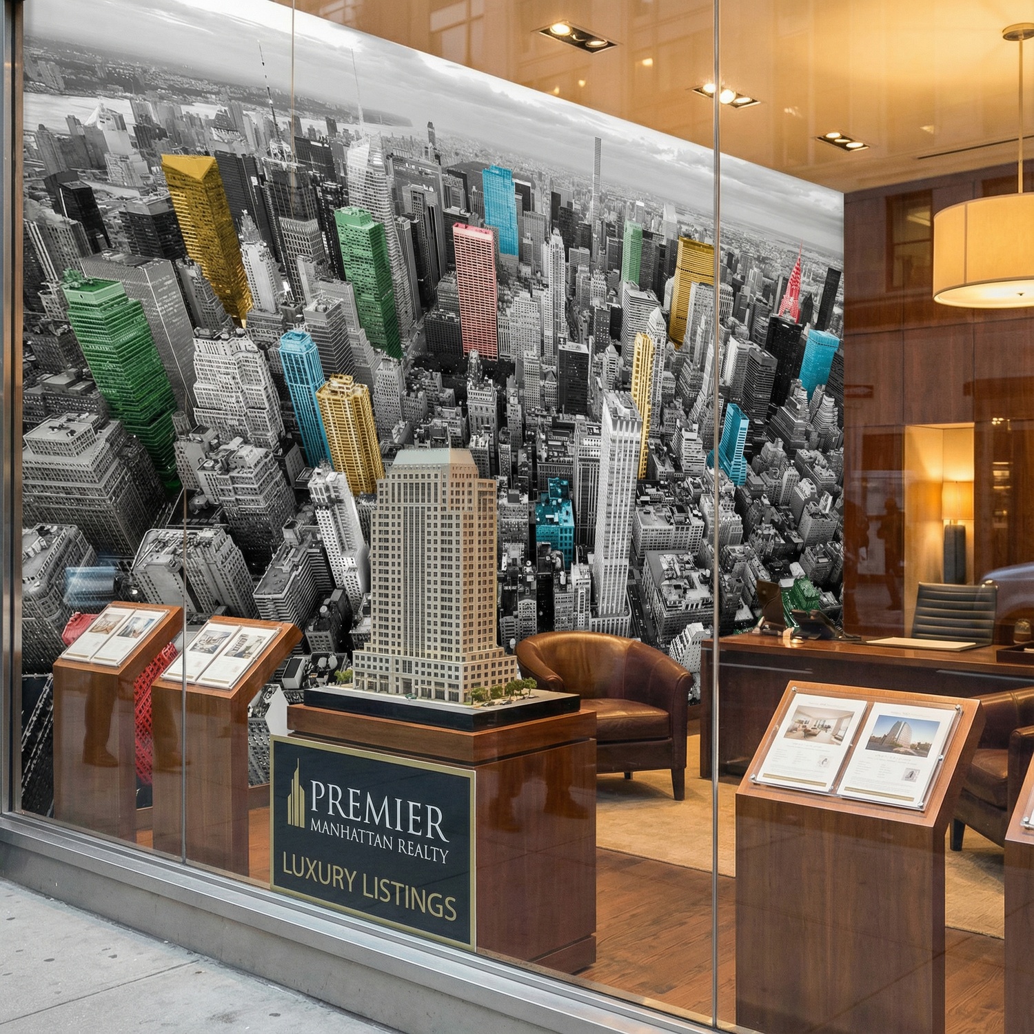 Fotomurali : Grattacieli Colorati New York