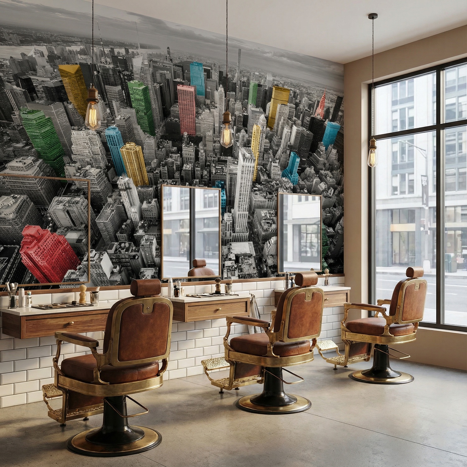 Fotomurali : Grattacieli Colorati New York