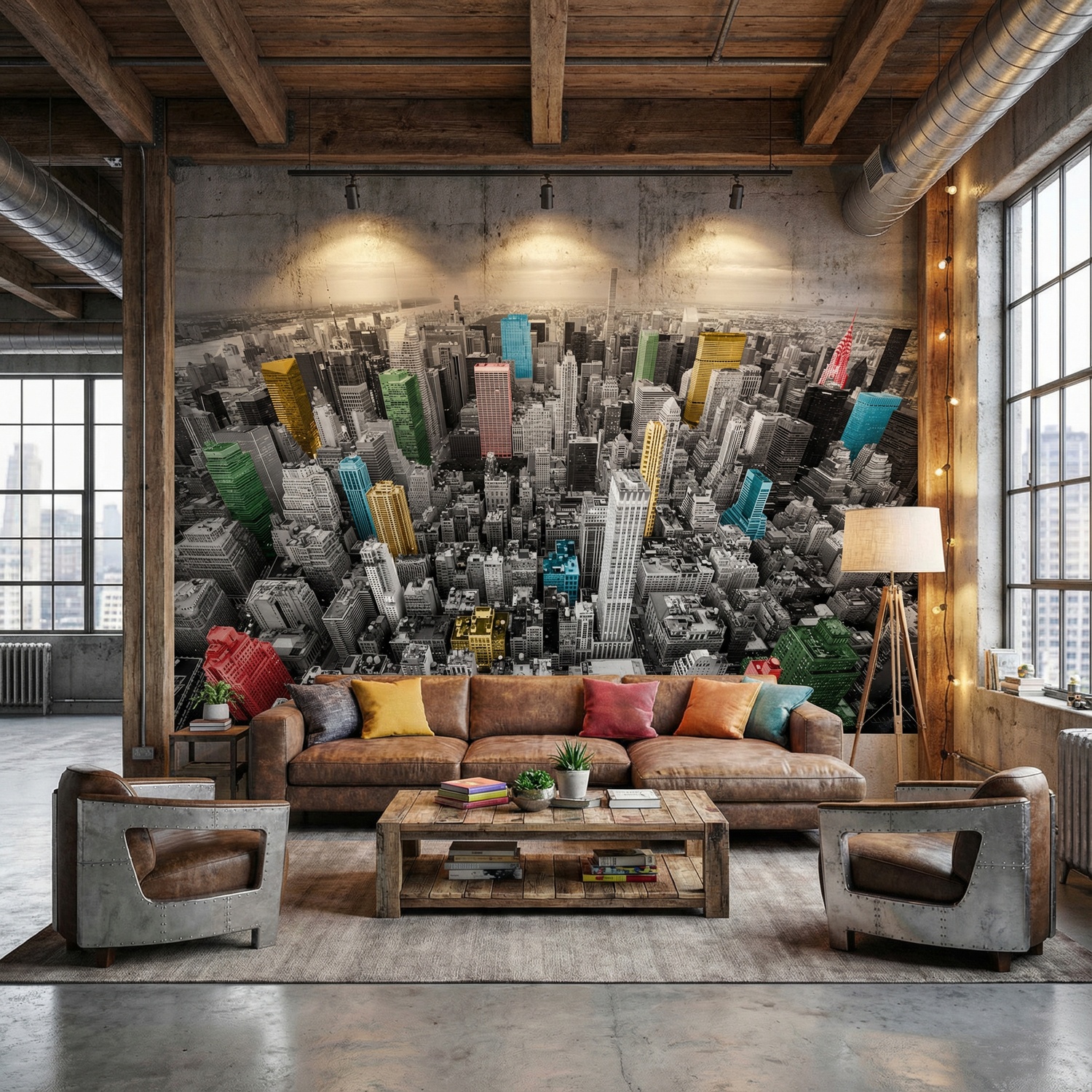 Fotomurali : Grattacieli Colorati New York