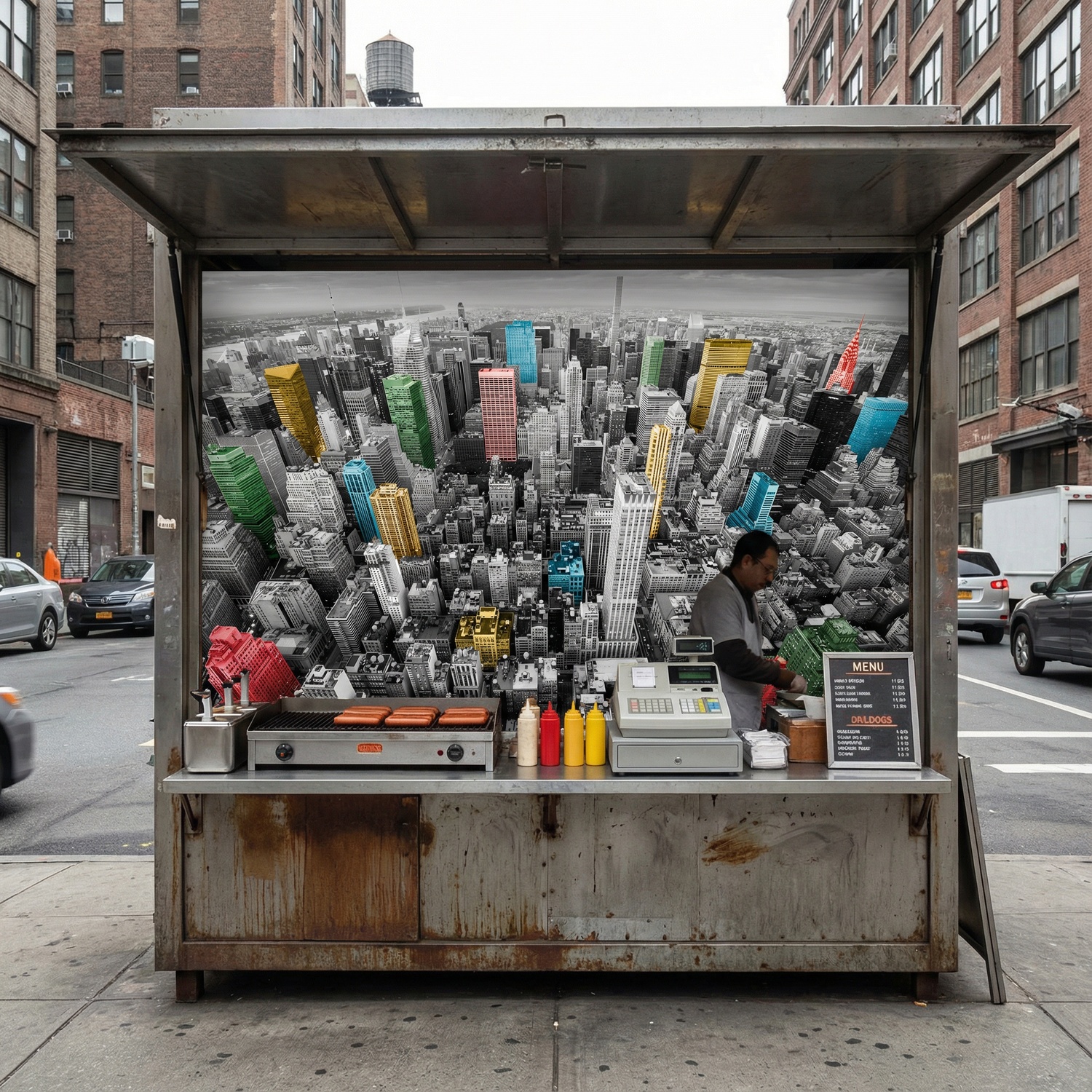 Fotomurali : Grattacieli Colorati New York