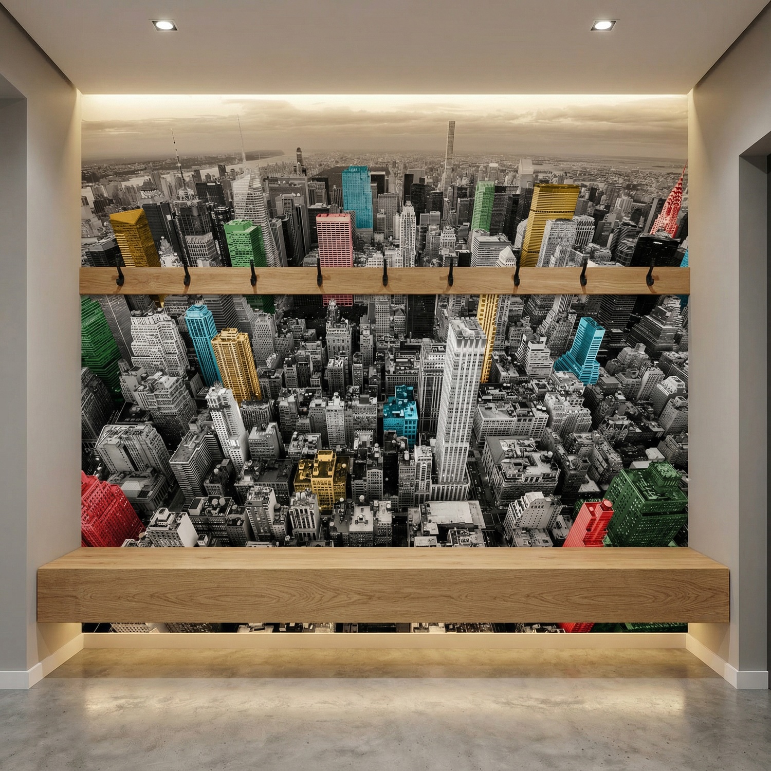 Fotomurali : Grattacieli Colorati New York