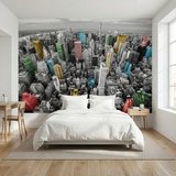 Fotomurali : Grattacieli Colorati New York 6