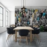 Fotomurali : Grattacieli Colorati New York 7
