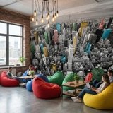 Fotomurali : Grattacieli Colorati New York 8