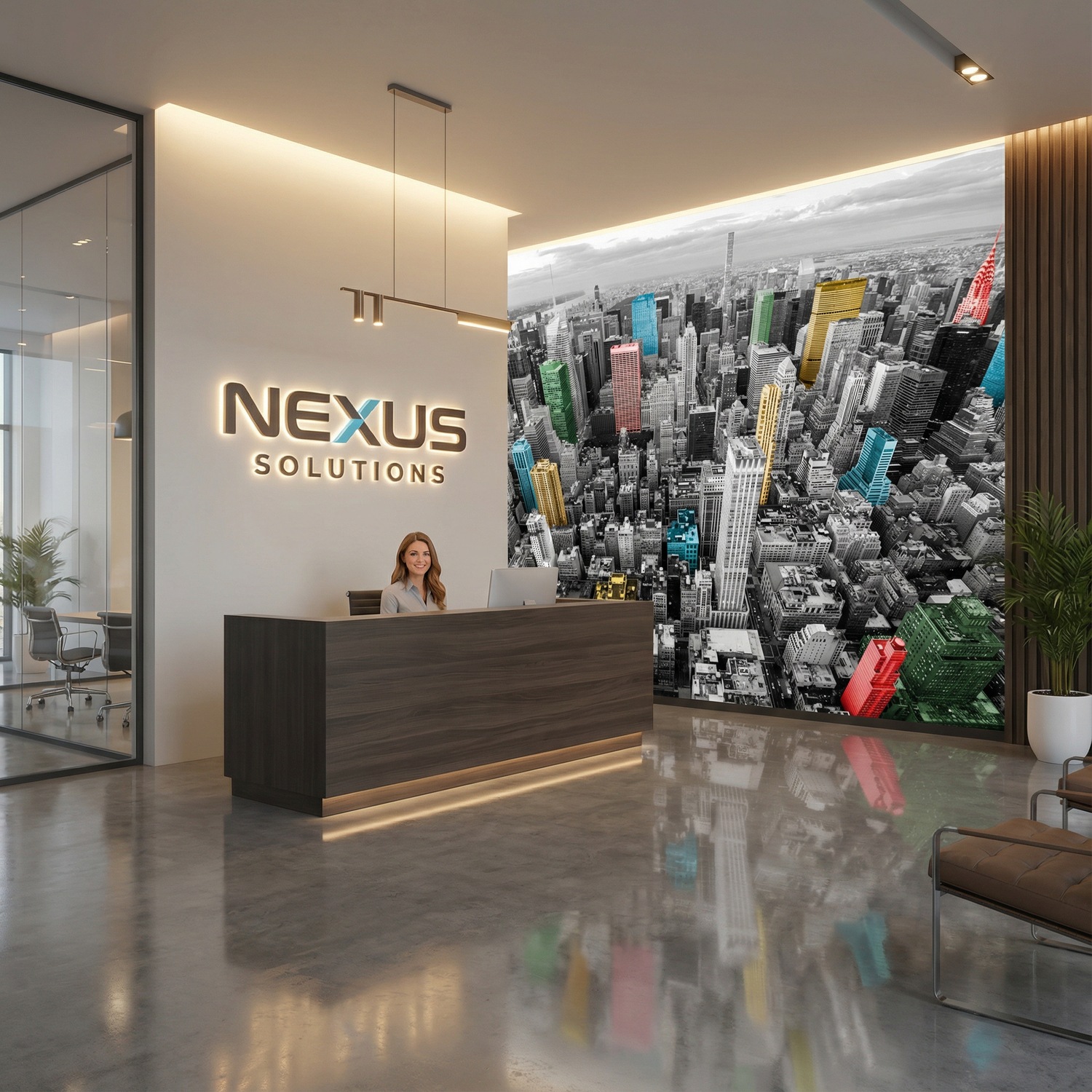 Fotomurali : Grattacieli Colorati New York