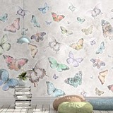 Fotomurali : Collage di Farfalle 2