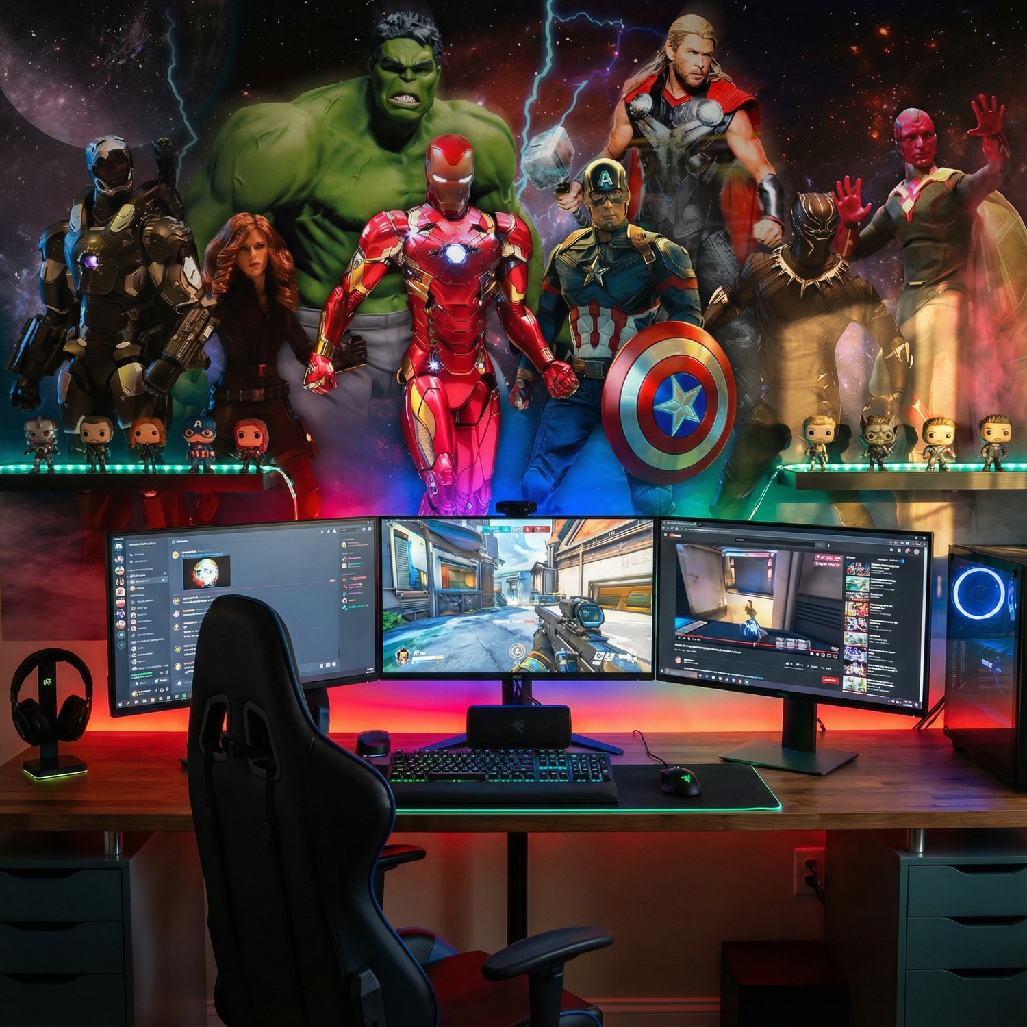 Fotomurali : Vendicatori Pronti alla Battaglia