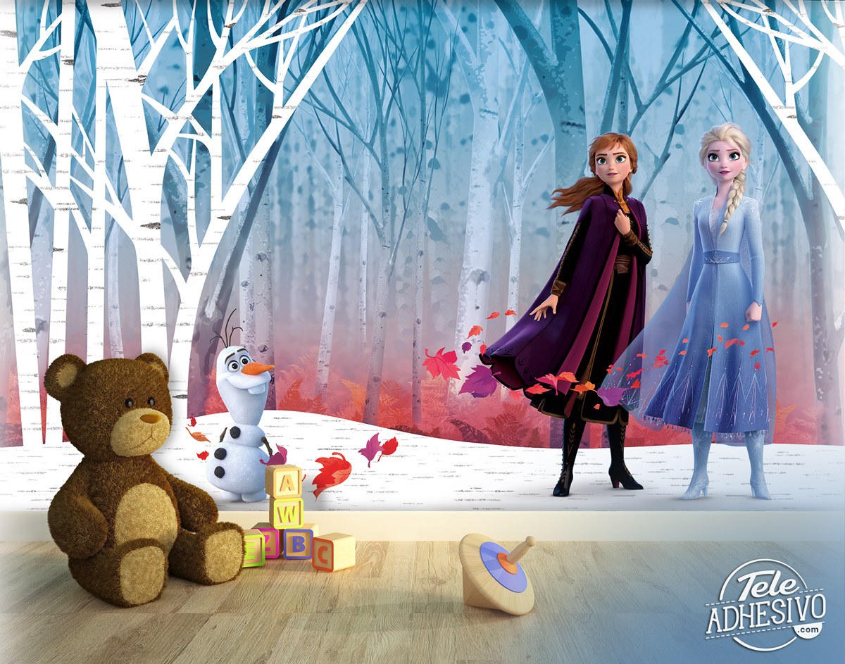 Fotomurali : Elsa, Anna y Olaf