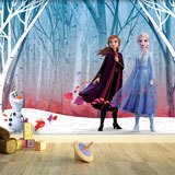 Fotomurali : Elsa, Anna y Olaf 2