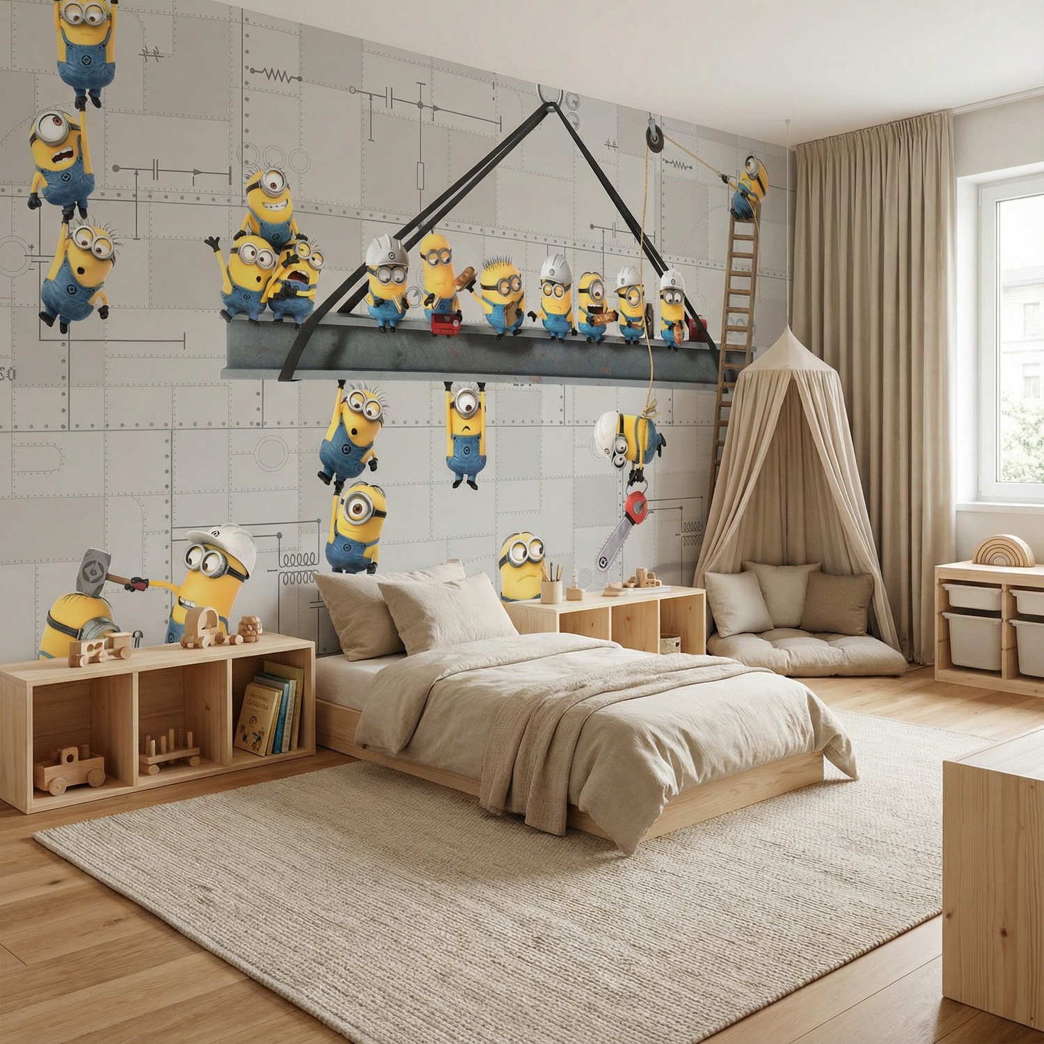 Fotomurali : Minions al Lavoro