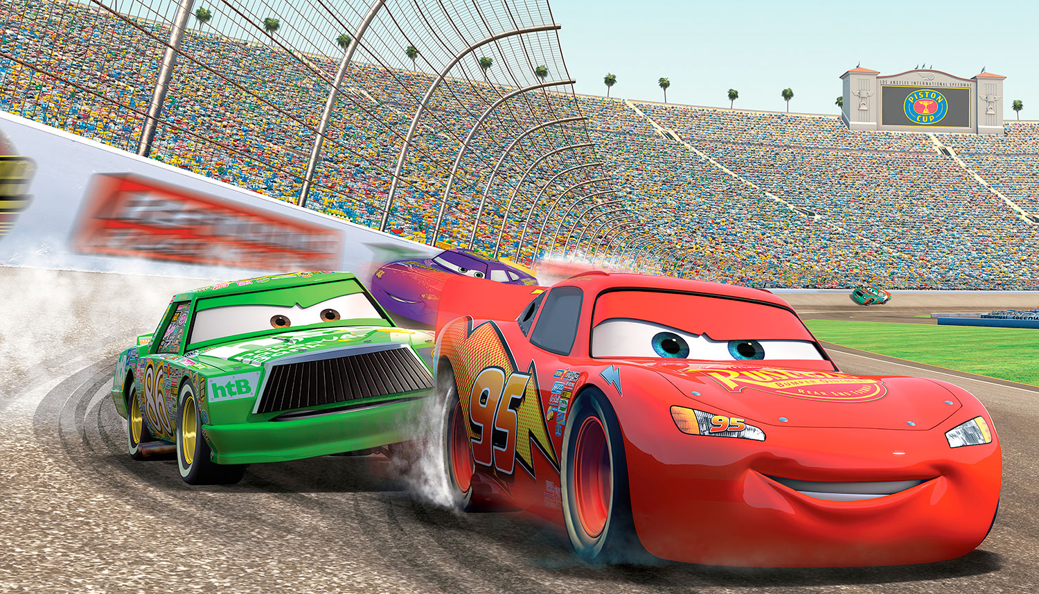 Fotomurali : Saetta McQueen alla Piston Cup