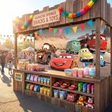 Fotomurali : Saetta McQueen e amici a Radiator Springs 9