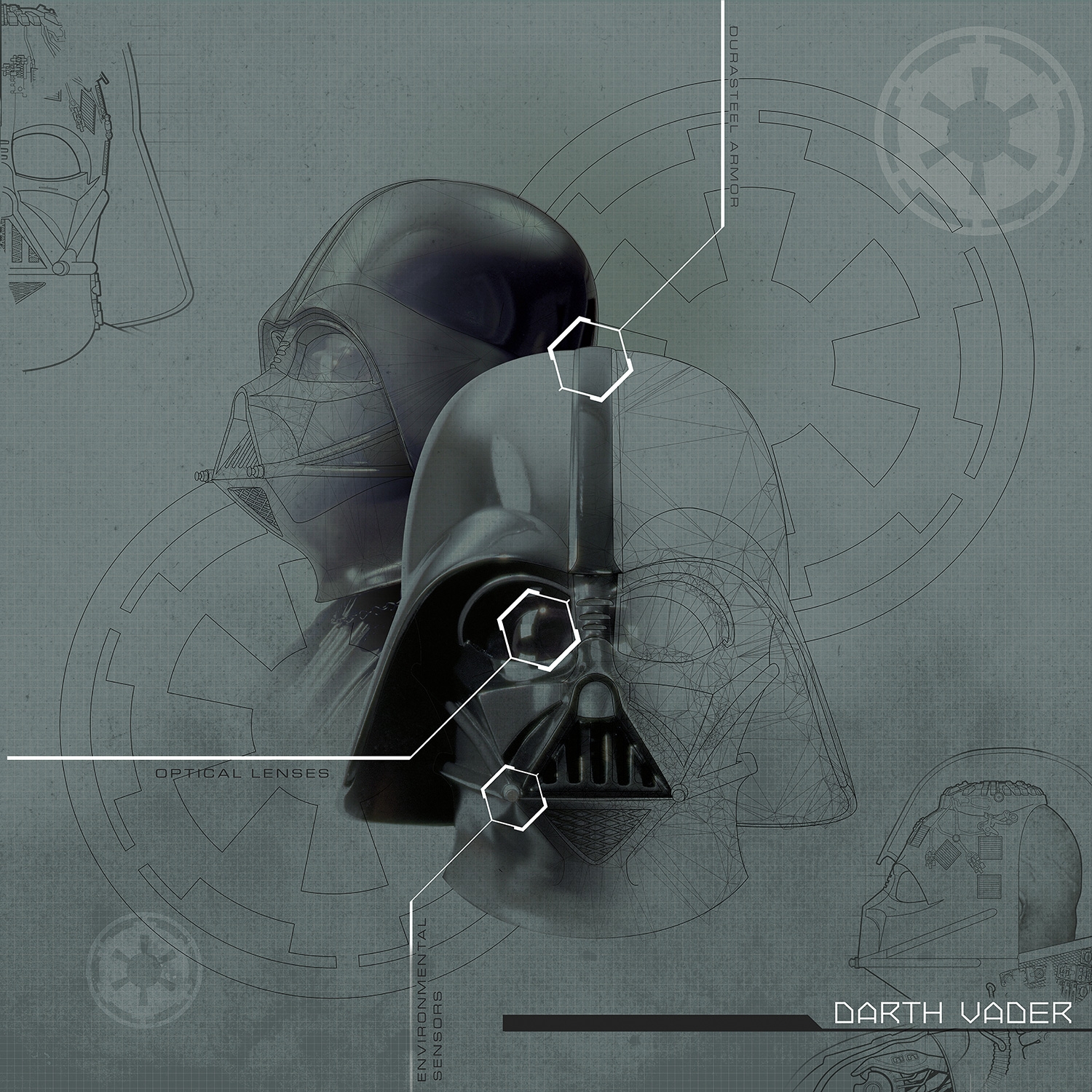 Fotomurali : Piani di Darth Vader