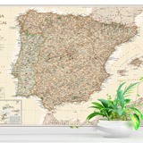 Fotomurali : Mappa del mondo Spagna e Portogallo II 2