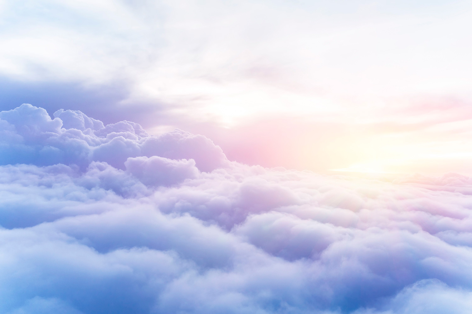 Fotomurali : Tramonto dal Cielo