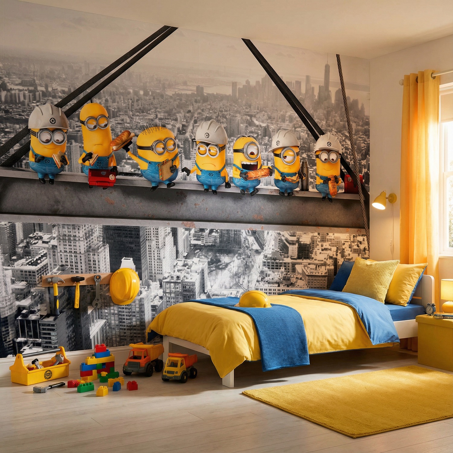 Fotomurali : Minions sulla Trave