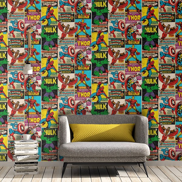 Fotomurali : Collage di Fumetti Avengers 0