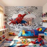 Fotomurali : Spiderman che Sfonda il Muro 13