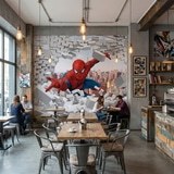 Fotomurali : Spiderman che Sfonda il Muro 6