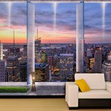 Fotomurali : Terrazza al crepuscolo a New York 2