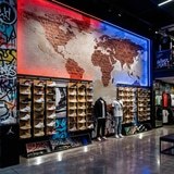 Fotomurali : Mappa del Mondo in Mattoni 20