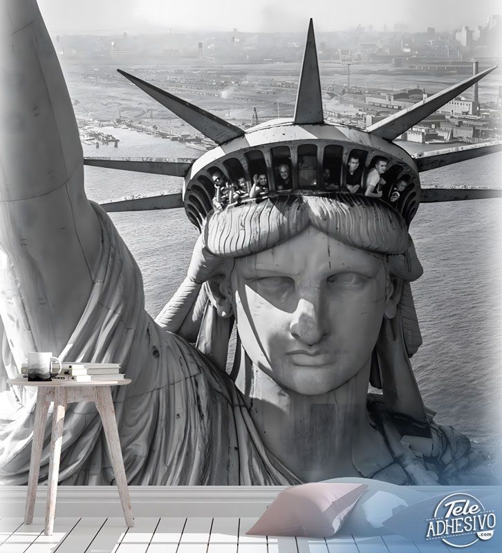 Fotomurali : La Statua della Libertà si affaccia