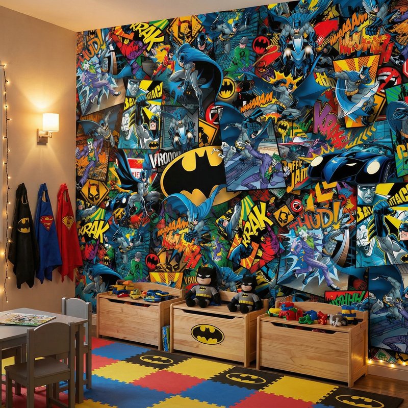 Fotomurali : Collage fumetti Batman 0