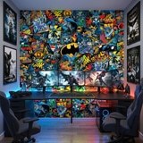 Fotomurali : Collage fumetti Batman 3