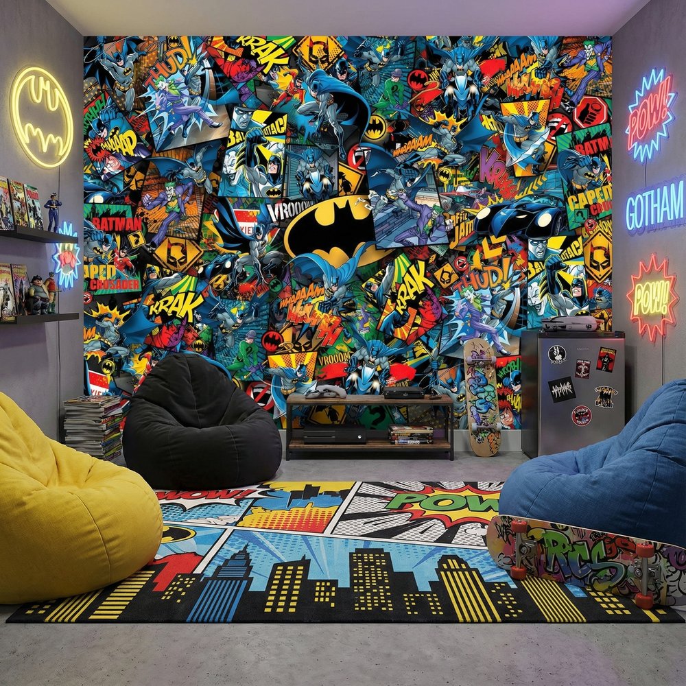 Fotomurali : Collage fumetti Batman