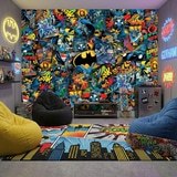 Fotomurali : Collage fumetti Batman 4