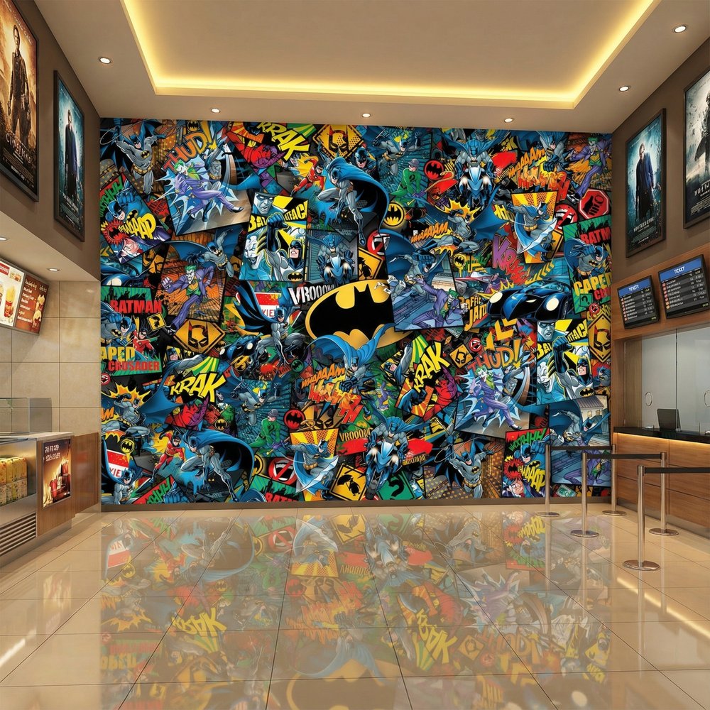 Fotomurali : Collage fumetti Batman