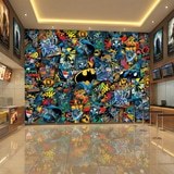 Fotomurali : Collage fumetti Batman 5