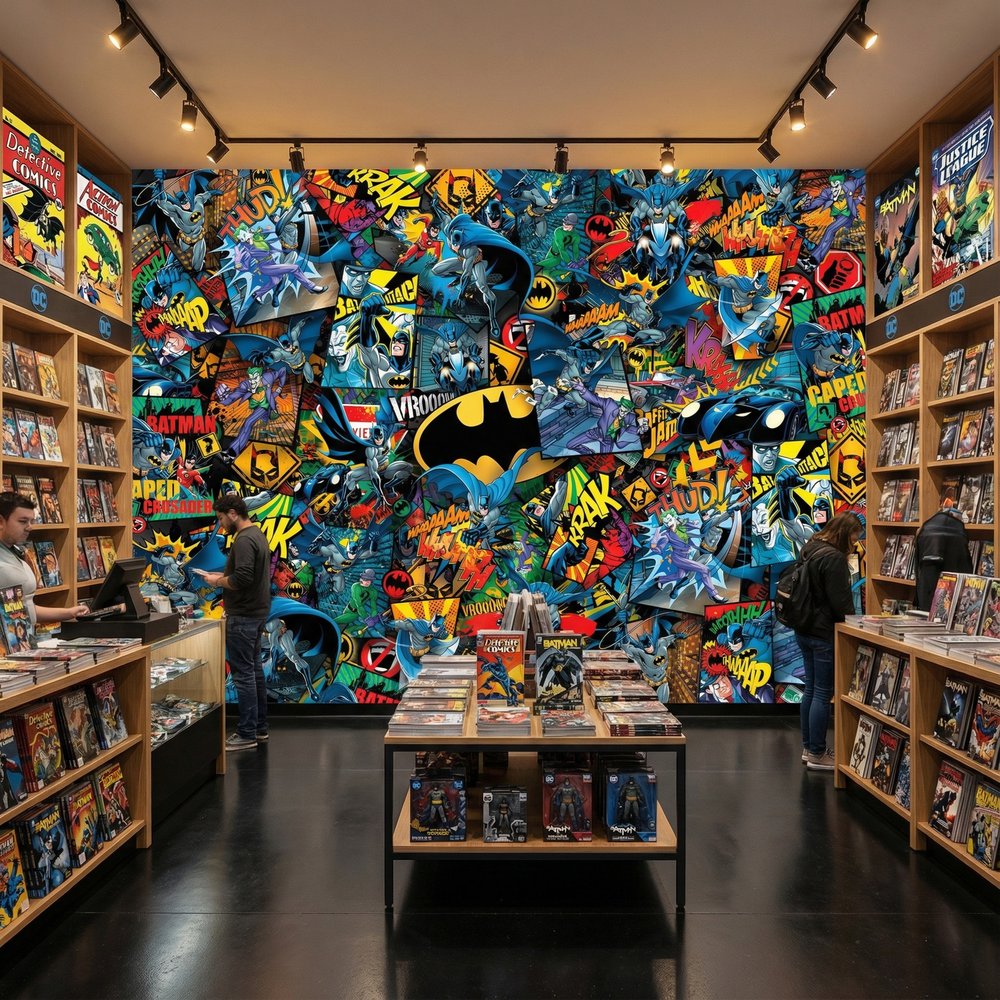Fotomurali : Collage fumetti Batman