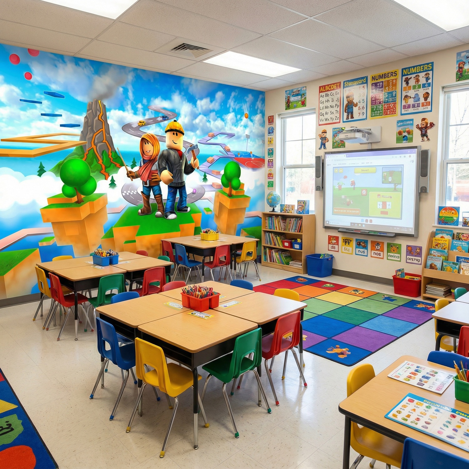 Fotomurali : Roblox powering imagination