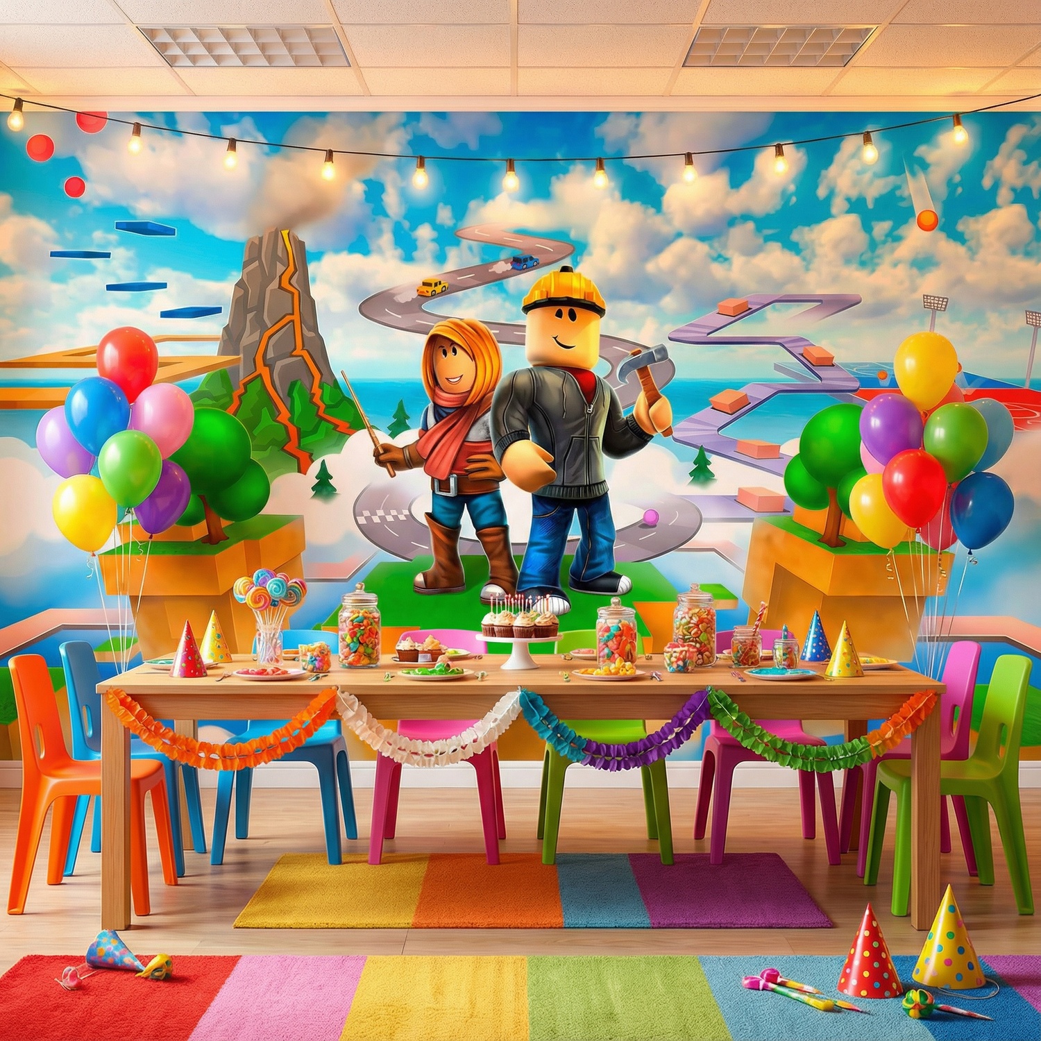 Fotomurali : Roblox powering imagination