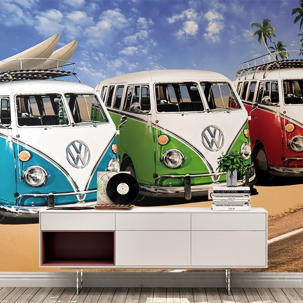 Fotomurali : Furgoni surfer Volkswagen