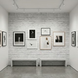 Fotomurali : Mattoni bianchi consumati 5