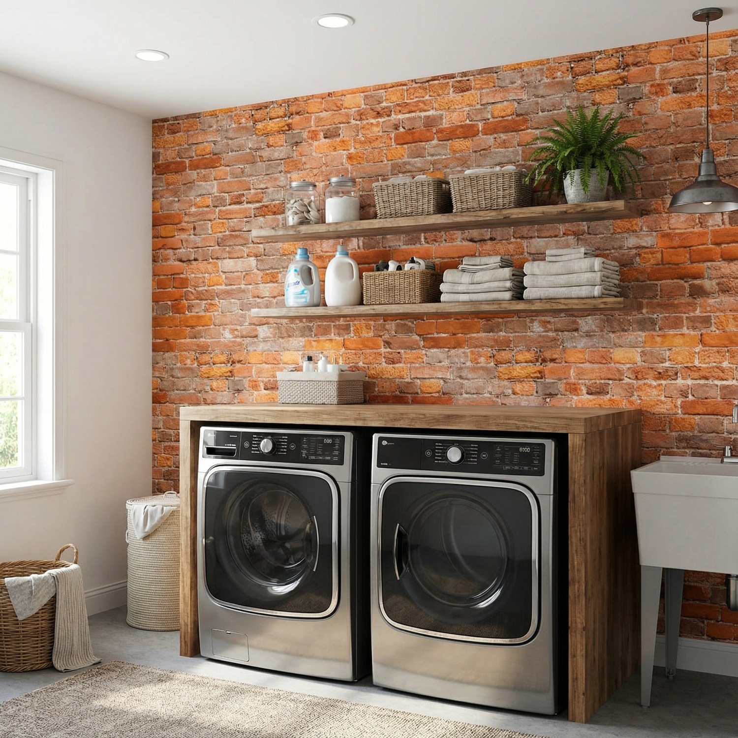 Fotomurali : Texture di mattoni d