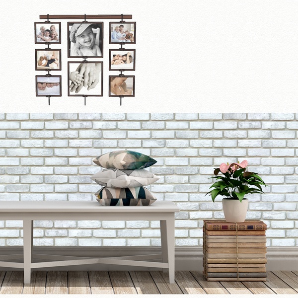 Fotomurali : Texture mattoni bianchi