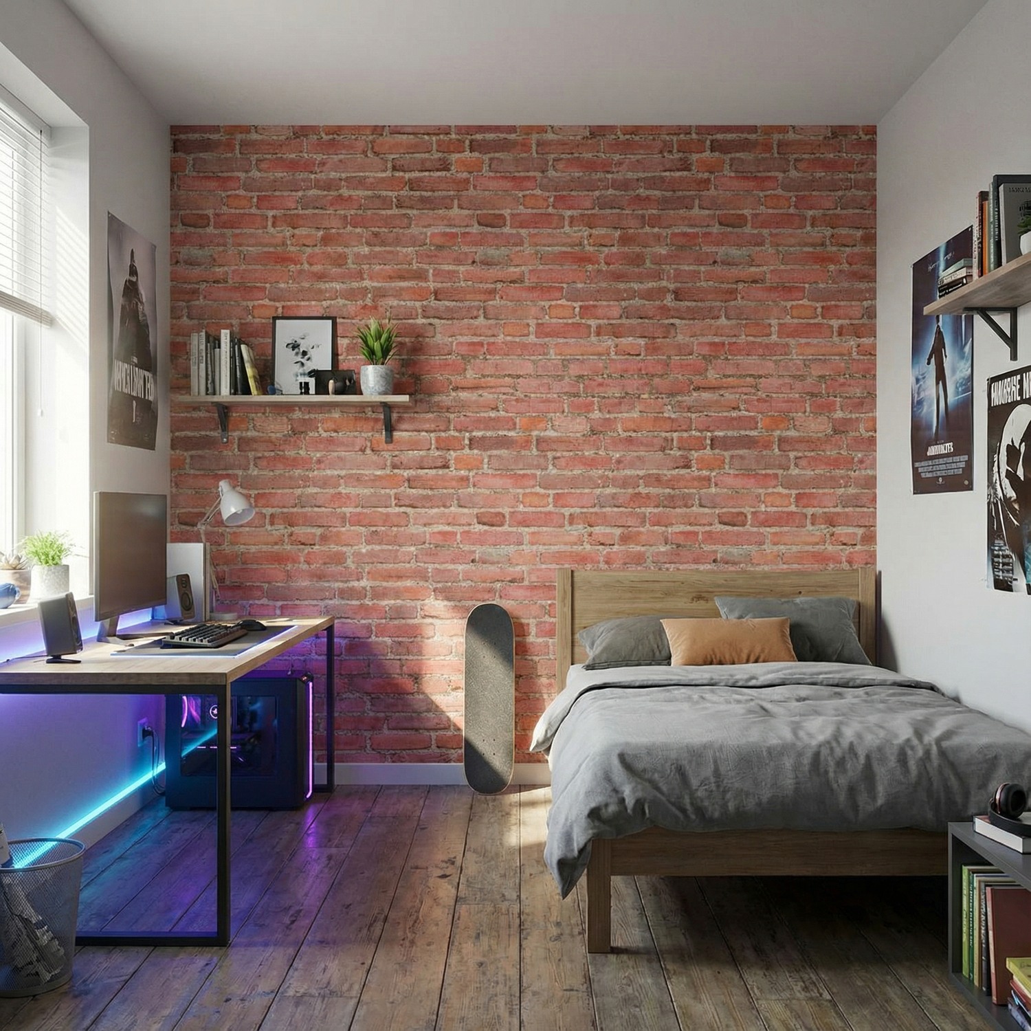 Fotomurali : Trama di mattoni di Napoli