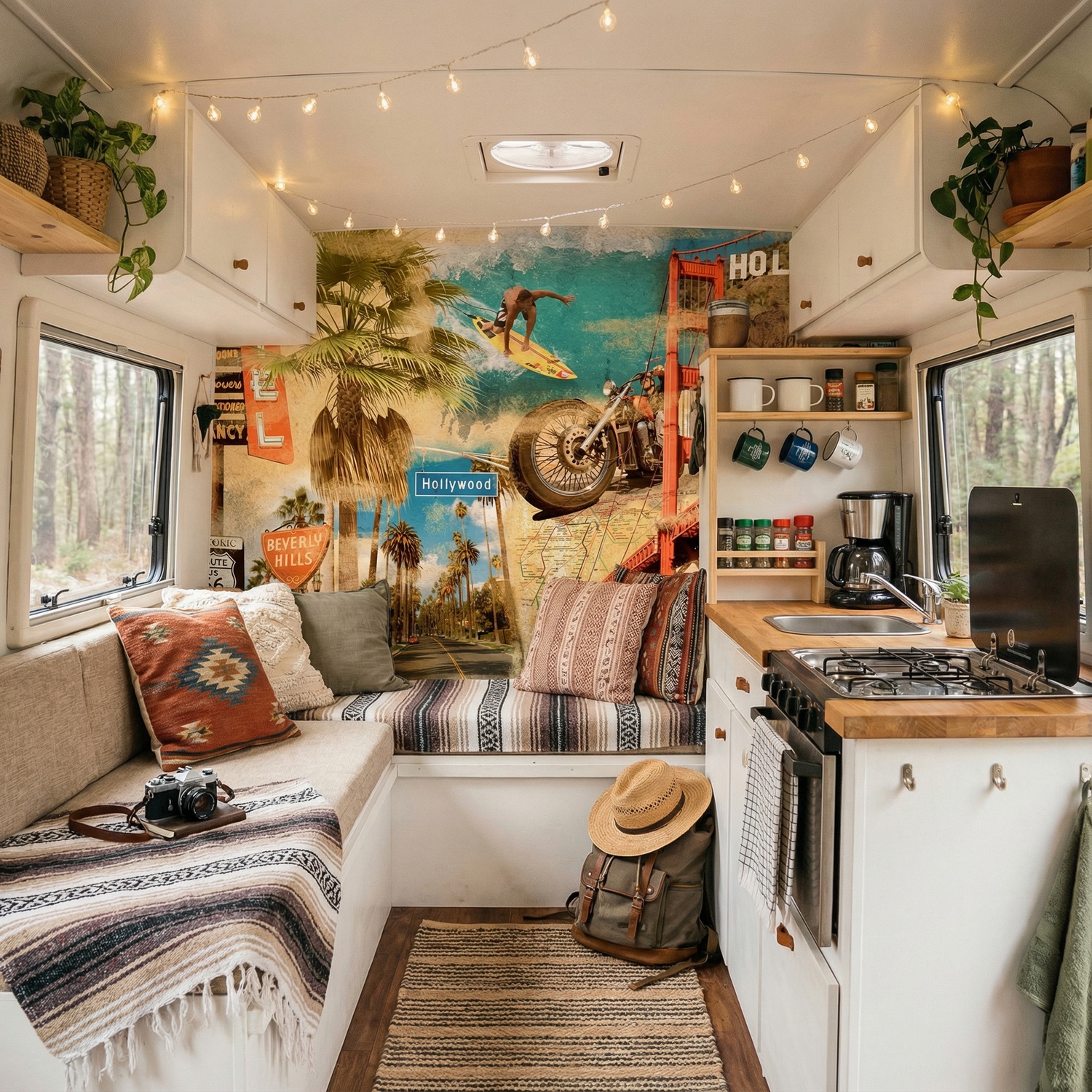 Fotomurali : Collage California