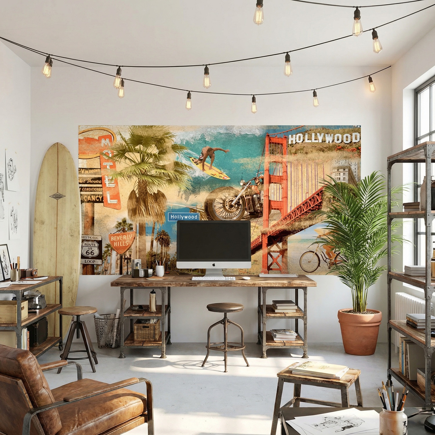 Fotomurali : Collage California