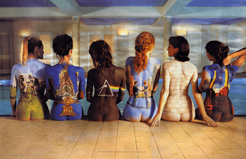 Adesivi Murali: Pink Floyd copre dischi
